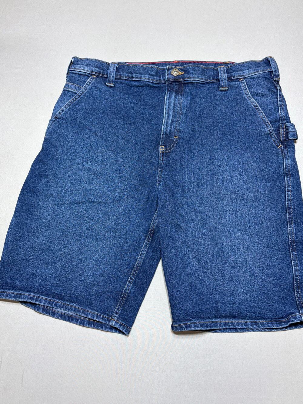 Dickies Men’s Denim Work Shorts Carpenter Blue W36 Relaxed Fit 36